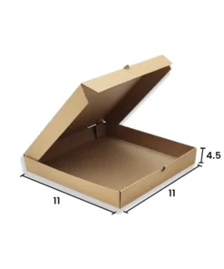 Caja para Pizza 11 x 11 x 4.5 cm (100 cajas)