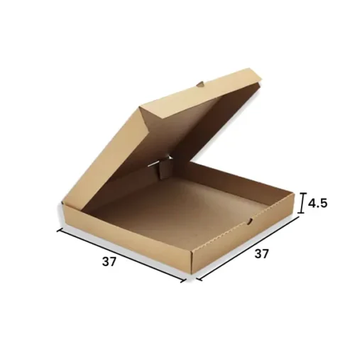 Caja para Pizza 37 x 37 x 4.5 cm (100 cajas)