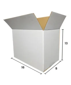 Caja de Envío Blanco 16 x 13 x 8 cm (100 cajas)